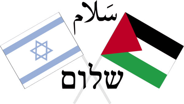 Israel and Palestine Peace svg