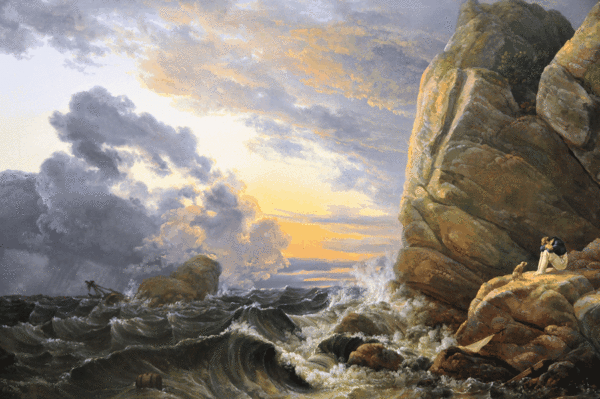 Johan Christian Dahl  1788 1857  Morning after a Stormy Night  1819  Neue Pinakothek Munchen