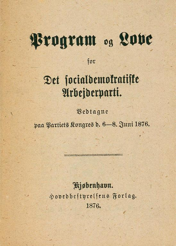 Socialdemokratiets partiprogram 1876 KB so1876326