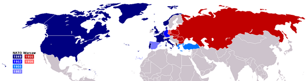 NATO vs Warsaw  1949 1990 